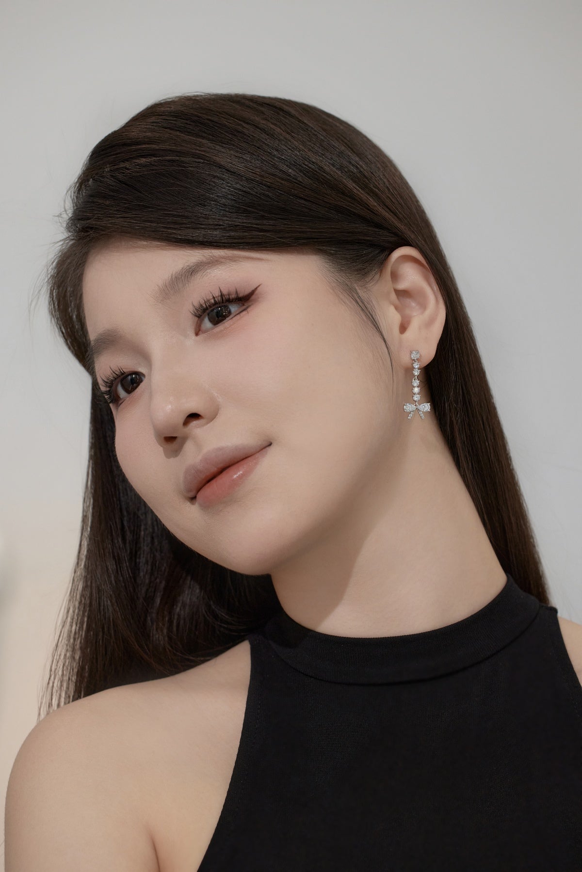 Oria- 925 Silver Dainty Zircon Drop Earrings